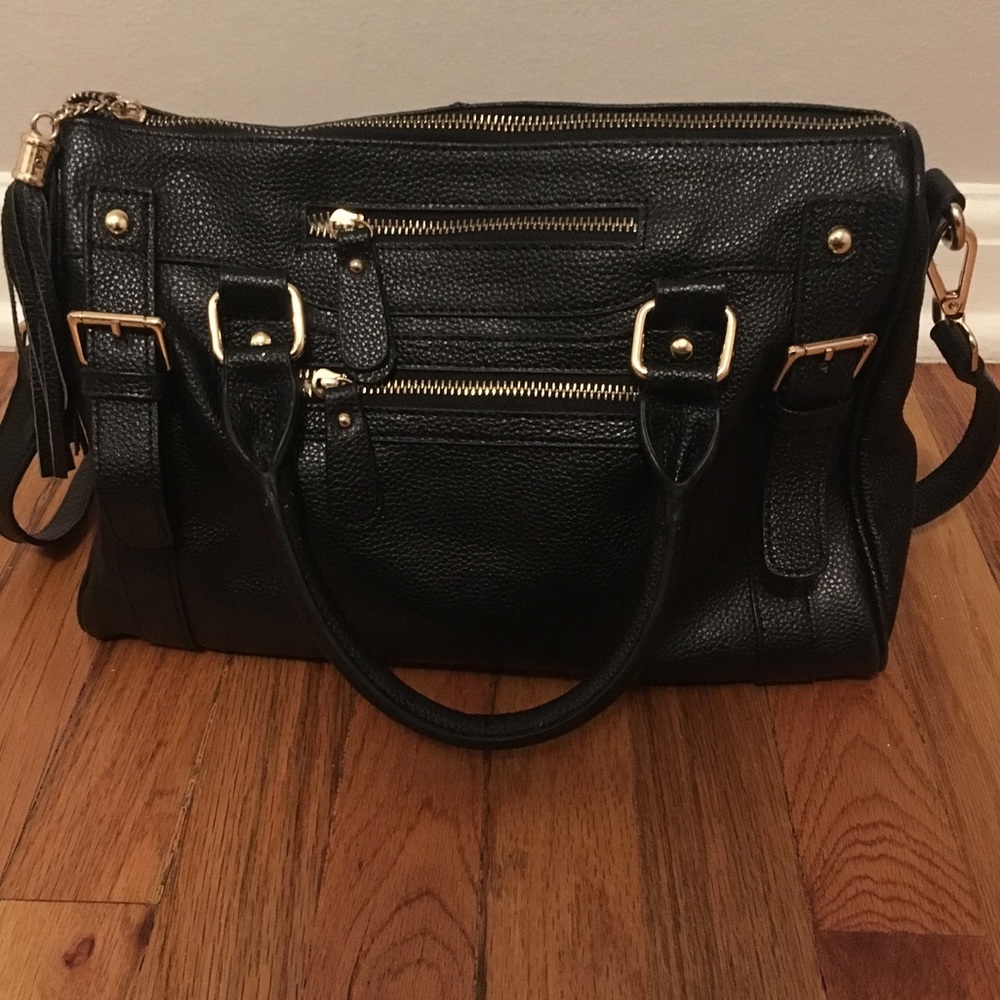 Erica Anenberg Venteux Black Leather Sachel